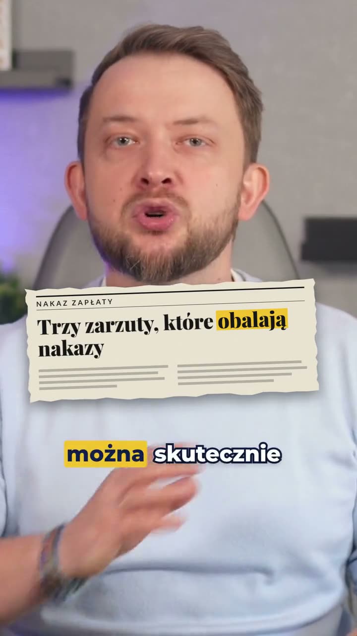 Ekspert mówi do kamery, na ekranie plansza z tytułem rolki